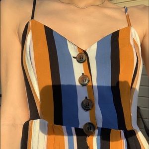 Target striped jumper with buttons